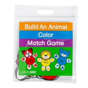 Oriental Trading Games*Build An Animal Color Match Game