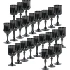 Bulk 48 Ct. Black Patterned Plastic Wine Glasses<Oriental Trading Cheap