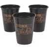 Bulk 50 Ct. Halloween Drink Up Witches Black Plastic Cups<Oriental Trading Outlet