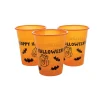 Bulk 50 Ct. Happy Halloween Pumpkin & Bats Plastic Cups<Oriental Trading Store