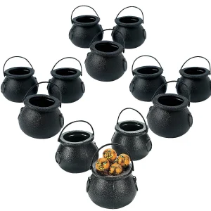 Bulk 144 Pc. Black Cauldron Candy Buckets<Oriental Trading Shop