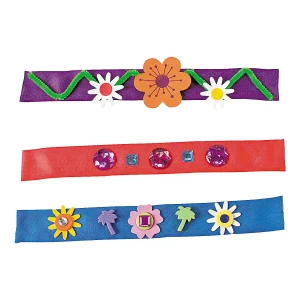 Oriental Trading Jewelry Assortments*Bulk 50 Pc. Bright Color Slap Bracelet Assortment