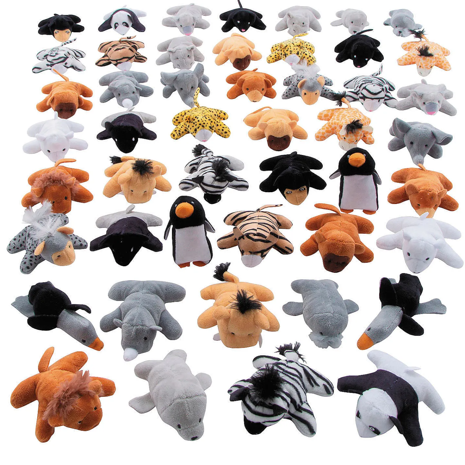 bulk__pc_bulk_mini_zoo_st_0.webp Oriental Trading Stuffed Animals & Plush Toys*Bulk 50 Pc. Bulk Mini Zoo Stuffed Animal Assortment