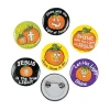 Bulk 48 Pc. Christian Pumpkin Glow-In-The-Dark Mini Buttons<Oriental Trading New