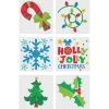 Oriental Trading Temporary Tattoos*Bulk 72 Pc. Christmas Glitter Temporary Tattoos - 72 Pc.