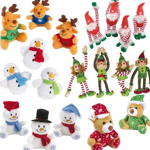 Oriental Trading Stuffed Animals & Plush Toys*Bulk 72 Pc. Christmas Stuffed Giveaway Kit