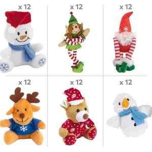 Oriental Trading Stuffed Animals & Plush Toys*Bulk 72 Pc. Christmas Stuffed Giveaway Kit