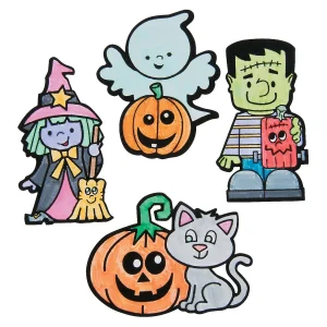 Bulk 50 Pc. Color Your Own Fuzzy Halloween Magnets<Oriental Trading New