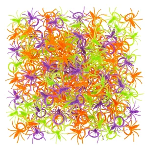Bulk 144 Pc. Colorful Halloween Spider Rings<Oriental Trading Discount