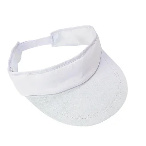 Bulk 48 Pc. Diy White Cotton Visors<Oriental Trading Best