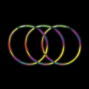 Oriental Trading Glow Assortments*Bulk 50 Pc. Five-Color Glow Swizzle Necklaces