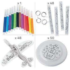 Bulk 158 Pc. Get Those Bones Moving Craft & Activity Assortment<Oriental Trading New
