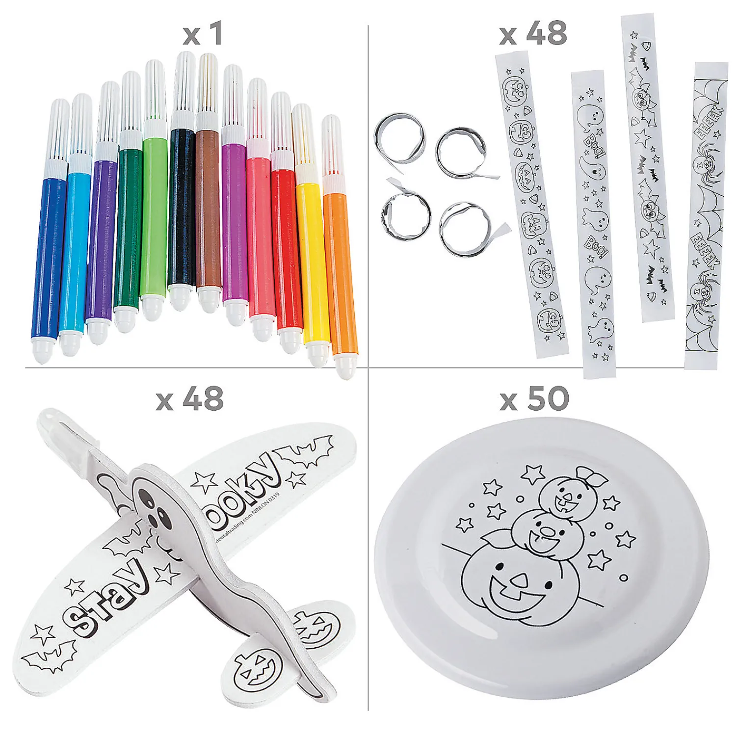 bulk__pc_get_those_bones__1.webp Bulk 158 Pc. Get Those Bones Moving Craft & Activity Assortment<Oriental Trading New