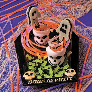 Oriental Trading Putty & Squishy Toys*Bulk 48 Pc. Glow-In-The-Dark Mini Sticky Tumbling Skeletons