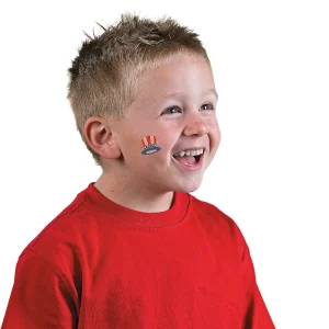Oriental Trading Temporary Tattoos*Bulk 72 Pc. Glow-In-The-Dark Patriotic Temporary Tattoos