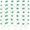 Oriental Trading Hat & Tote Bag Assortments*Bulk 60 Pc. Green Glitter Shamrock Head Boppers