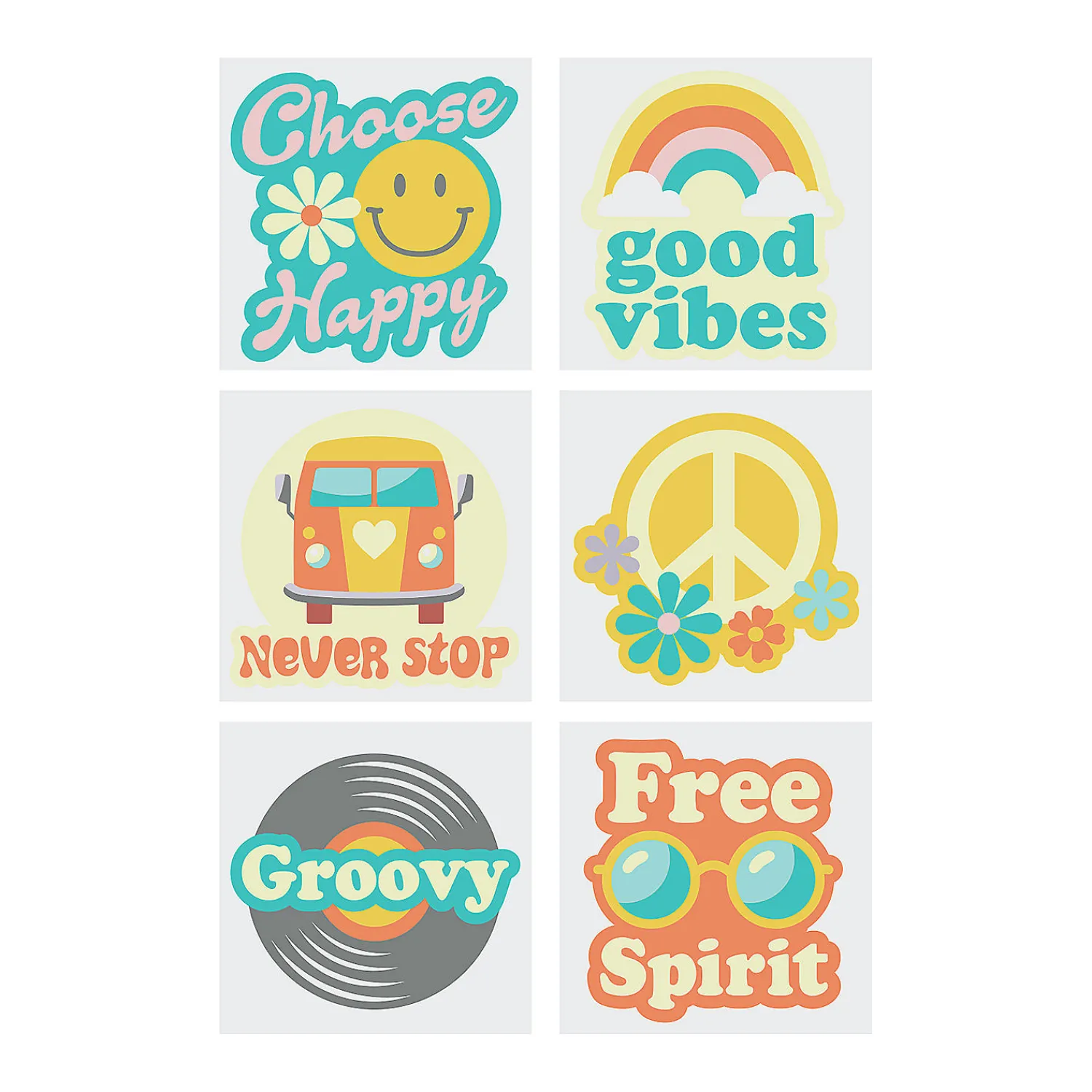 bulk__pc_groovy_party_tat_0.webp Oriental Trading Temporary Tattoos*Bulk 72 Pc. Groovy Party Tattoos - 72 Pc.