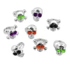 Bulk 48 Pc. Halloween Gem Eye Skull Rings<Oriental Trading Best
