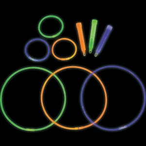 Oriental Trading Glow Sticks*Bulk 75 Pc. Halloween Glow Stick, Bracelet & Necklace Assortment