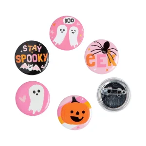 Bulk 48 Pc. Halloween Glow-In-The-Dark Mini Buttons<Oriental Trading Clearance
