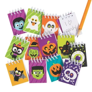 Bulk 144 Pc. Halloween Mini Spiral Notepad Assortment<Oriental Trading Cheap