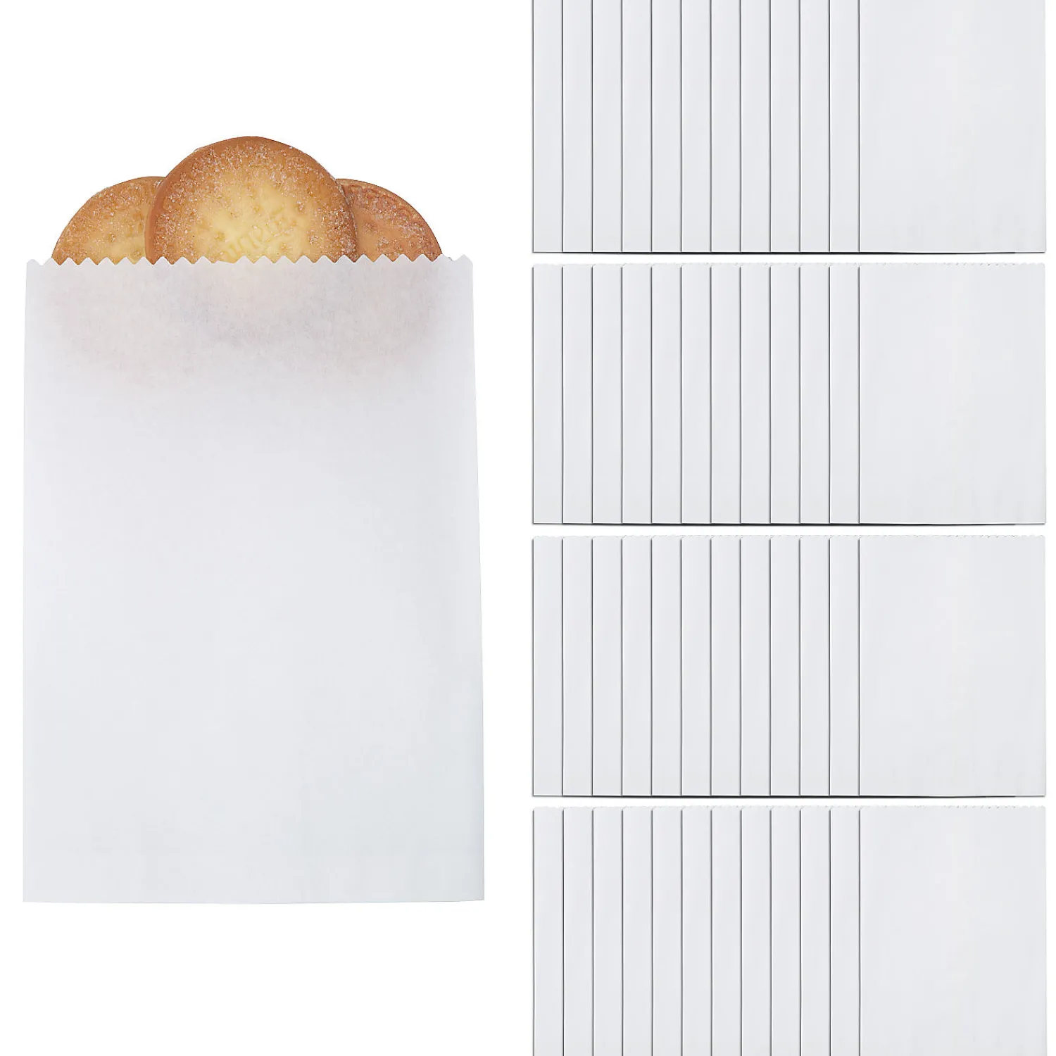 bulk__pc_individual_white_0.webp Bulk 50 Pc. Individual White Treat Bags<Oriental Trading Shop