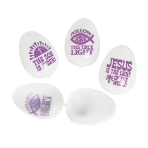 2 1/2" Bulk 72 Pc. Jesus Is The Light Glow-In-The-Dark Plastic Easter Eggs<Oriental Trading Flash Sale