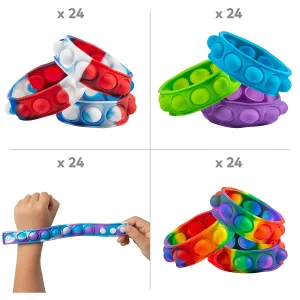 Oriental Trading Bracelets*Bulk 96 Pc. Lotsa Pops Popping Toys Bracelet Assortment