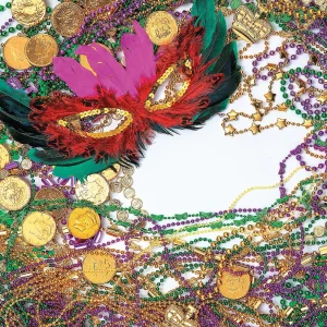 Oriental Trading Necklaces*Bulk 500 Pc. Mardi Gras Bead Necklace Assortment