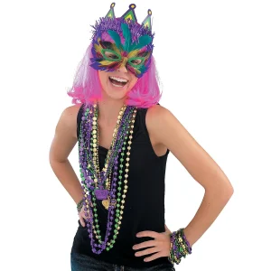 Oriental Trading Necklaces*Bulk 500 Pc. Mardi Gras Bead Necklace Assortment