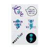 Oriental Trading Temporary Tattoos*Bulk 72 Pc. Mental Health Awareness Semicolon Temporary Tattoos