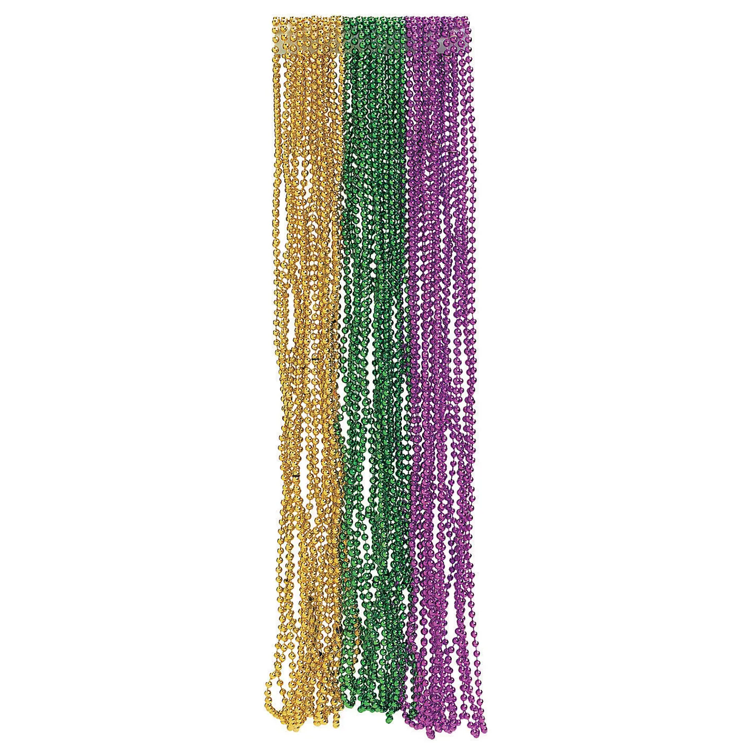 bulk__pc_metallic_mardi_g_0.webp Oriental Trading Necklaces*Bulk 144 Pc. Metallic Mardi Gras Bead Necklace Assortment