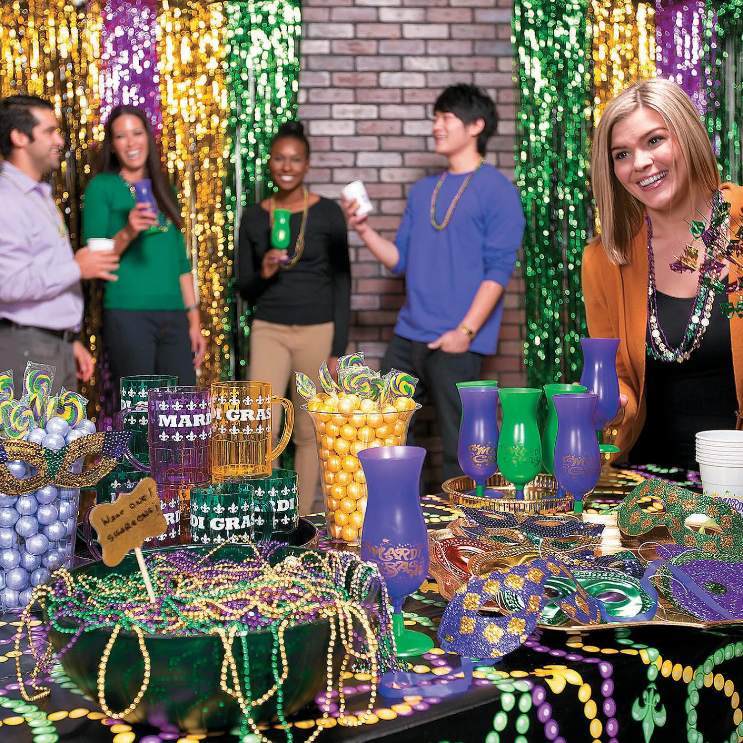 bulk__pc_metallic_mardi_g_2.webp Oriental Trading Necklaces*Bulk 144 Pc. Metallic Mardi Gras Bead Necklace Assortment