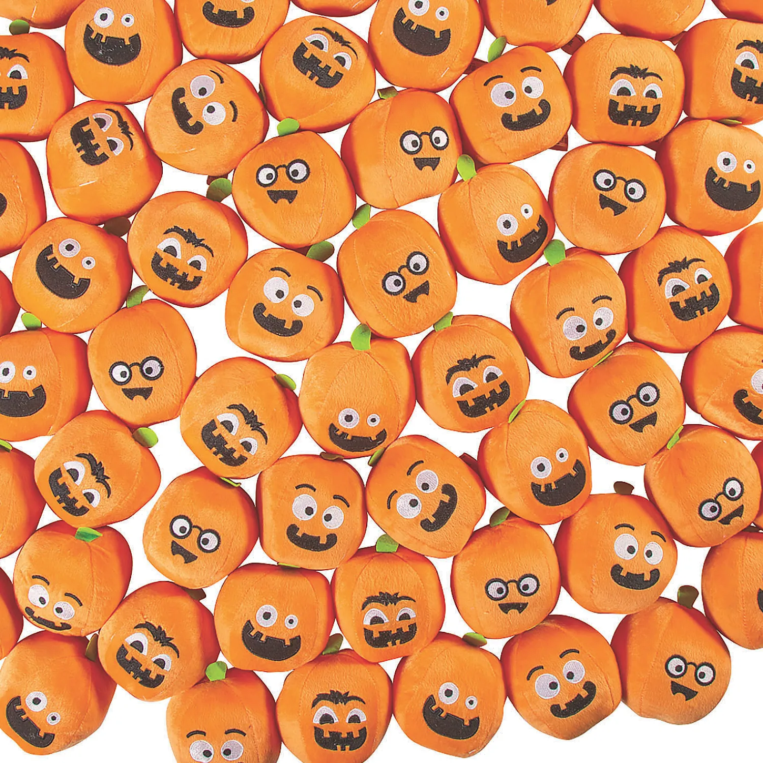 bulk__pc_mini_funny_face__0-1.webp Oriental Trading Stuffed Animals & Plush Toys*Bulk 72 Pc. Mini Funny Face Stuffed Pumpkins