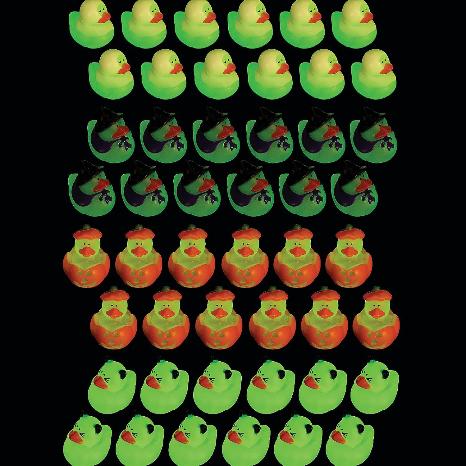 bulk__pc_mini_glowintheda_0-2.webp Oriental Trading Rubber Duckies*Bulk 120 Pc. Mini Glow-In-The-Dark Halloween Rubber Ducks