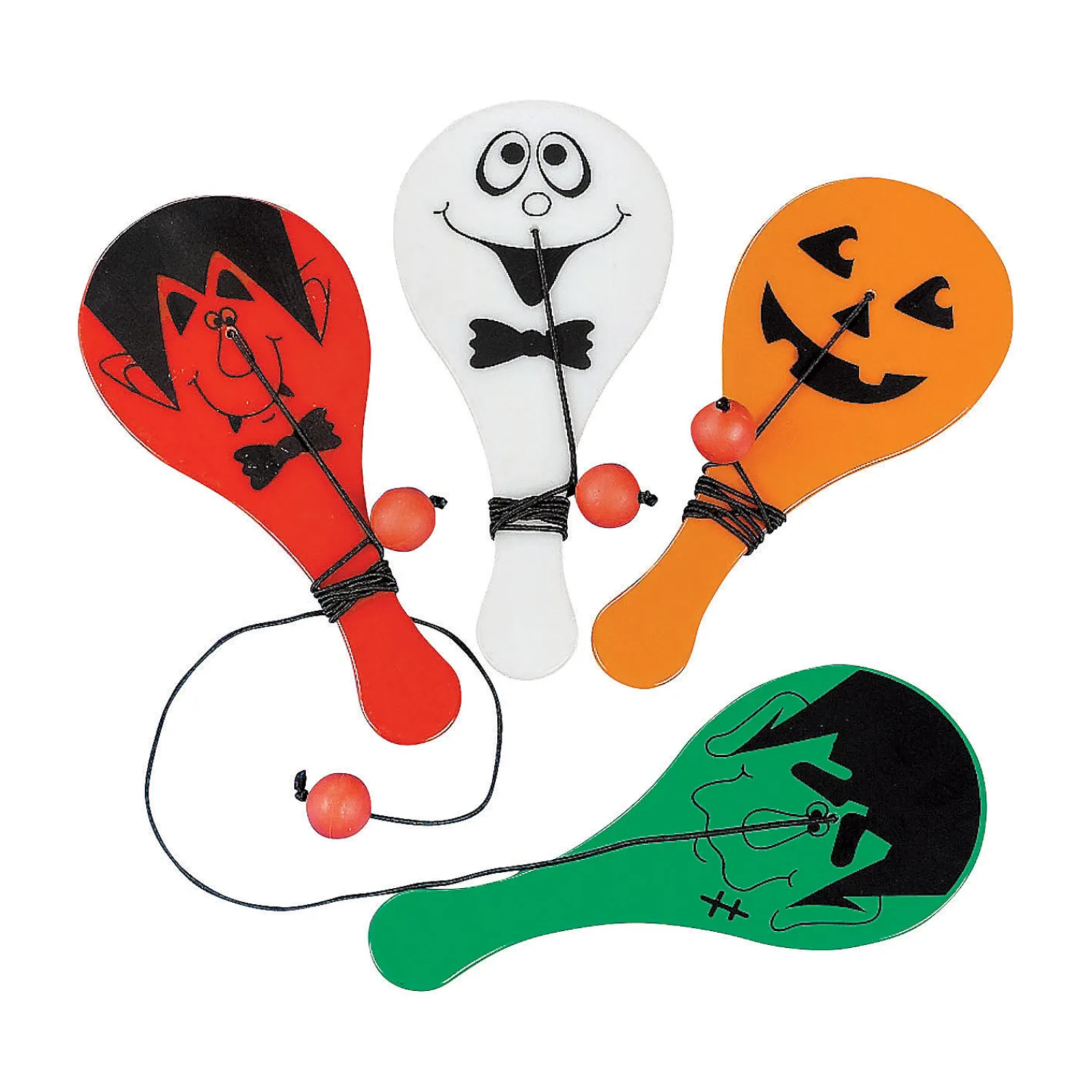 bulk__pc_mini_halloween_p_0.webp Bulk 48 Pc. Mini Halloween Paddleball Games<Oriental Trading Hot