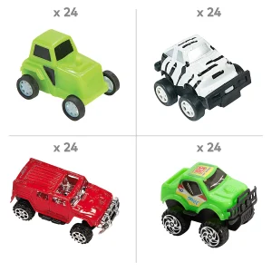 Oriental Trading Toy Cars*Bulk 96 Pc. Mini Pull-Back Car & Truck Assortment