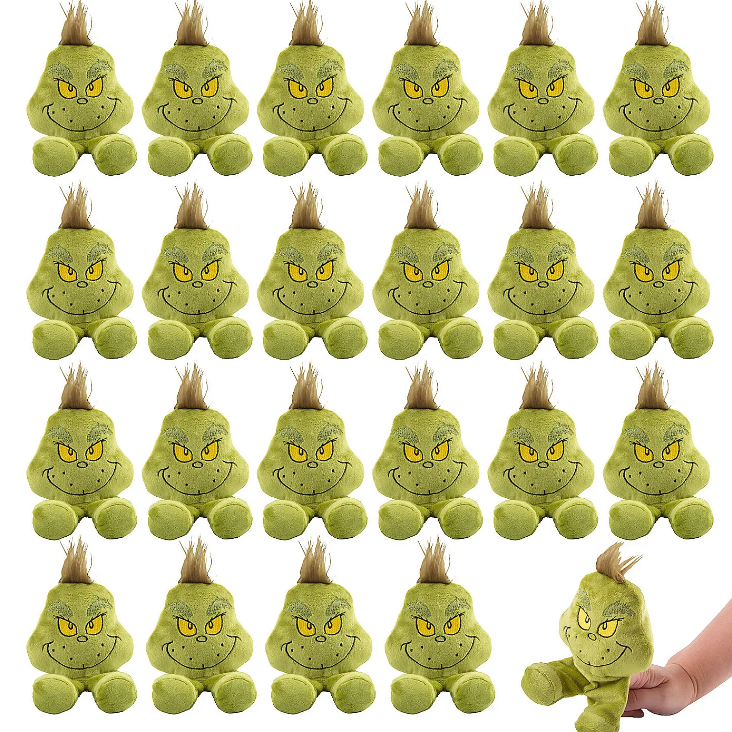 bulk__pc_mini_stuffed_dr__0.webp Oriental Trading Stuffed Animals & Plush Toys*Bulk 48 Pc. Mini Stuffed Dr. Seuss™ Walking Grinch Puppets