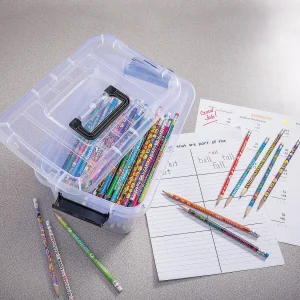 Oriental Trading Pencils*Bulk 240 Pc. Motivational Pencil Assortment With Tub