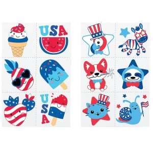 Oriental Trading Temporary Tattoos*Bulk 504 Pc. Patriotic Temporary Tattoo Assortment
