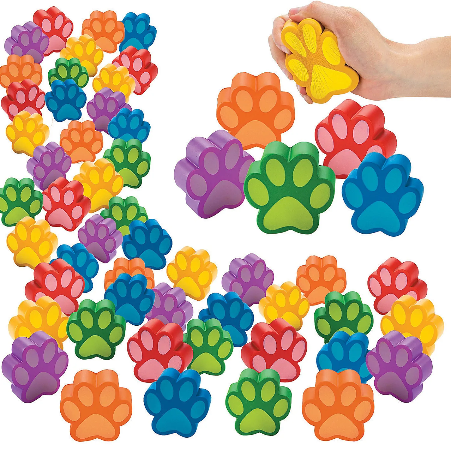 bulk__pc_paw_print_stress_0-1.webp Oriental Trading Stress Balls & Toys*Bulk 48 Pc. Paw Print Stress Toys