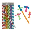Oriental Trading Fidget Toys & Spinners*Bulk 96 Pc. Pencils With Fidget Toppers Handout Kit For 48