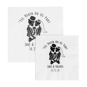 Bulk 50 Pc. Personalized Halloween Wedding Napkins<Oriental Trading Best Sale