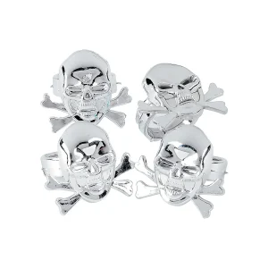 Oriental Trading Rings*Bulk 48 Pc. Pirate Skull Plastic Rings