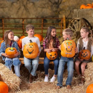 Bulk 50 Pc. Pumpkin Decorating Kit<Oriental Trading Hot