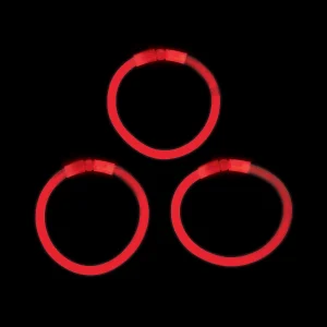 Oriental Trading Glow Jewelry*Bulk 50 Pc. Red Glow Bracelets