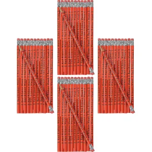 Oriental Trading Pencils*Bulk 144 Pc. Red Ribbon Week Pencils