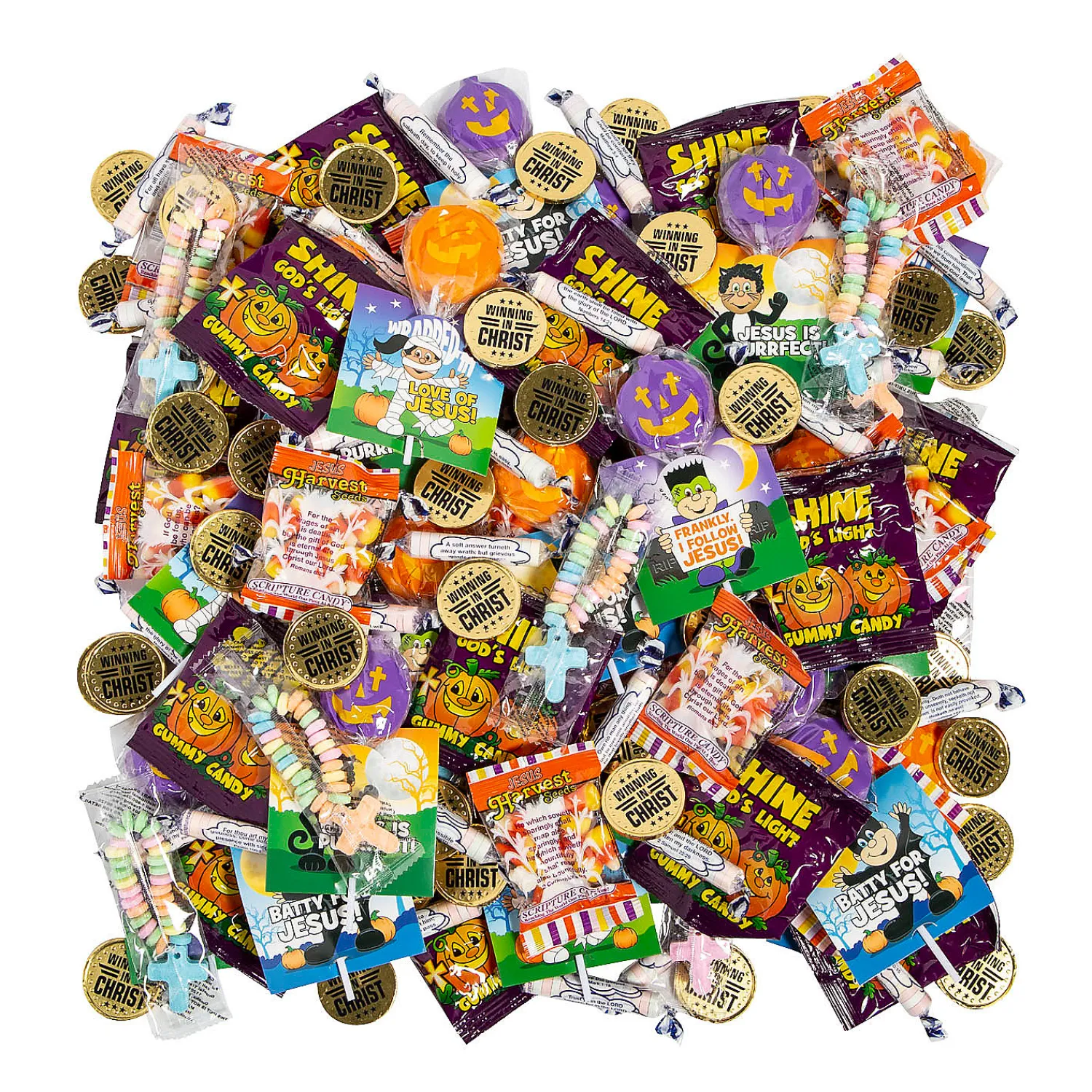 bulk__pc_religious_tricko_0-1.webp Bulk 213 Pc. Religious Trick-Or-Treat Candy Assortment<Oriental Trading Cheap