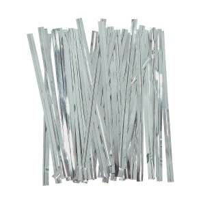 Bulk 600 Pc. Silver Metallic Twist Ties<Oriental Trading Hot