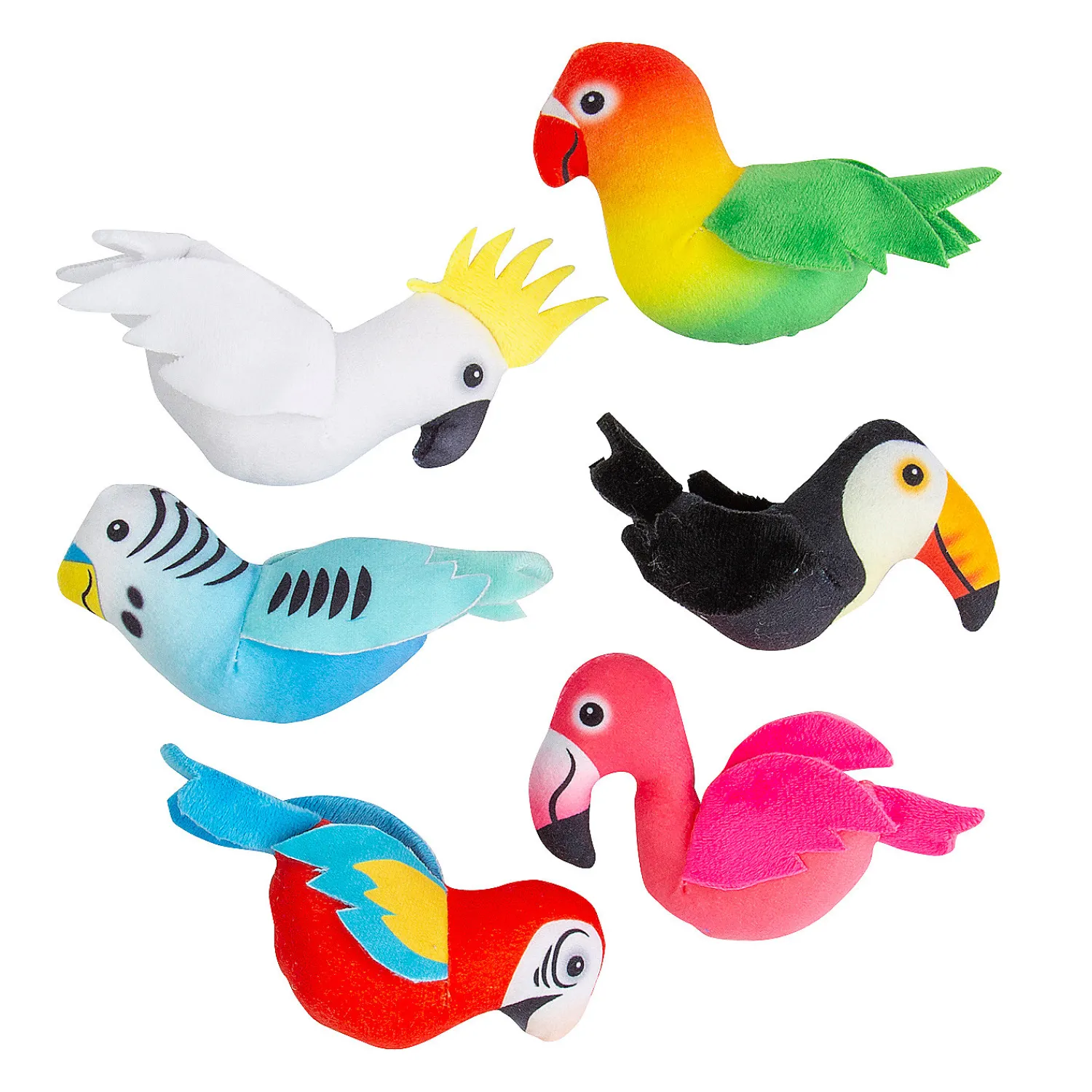 bulk__pc_stuffed_tropical_0.webp Oriental Trading Stuffed Animals & Plush Toys*Bulk 50 Pc. Stuffed Tropical Bird Assortment